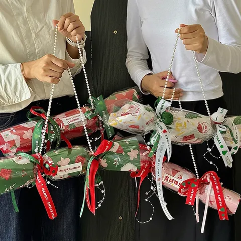 Carta Velo Imballaggio Natale Nastro Biglietto Regalo E Etichetta Per Decorazione Bouquet Festa Imballaggio Floreale