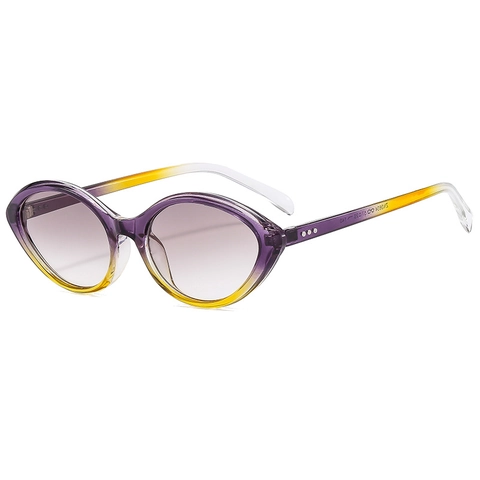 Gafas De Sol Vintage Cat Eye Retro Ovaladas Montura PC Lentes AC Protección UV Moda Para Hombres Mujeres Fiesta Exterior