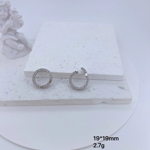 Micro Pave Zirkonia Schmuckverbinder Verschlüsse Kupfer Geometrische Stern Herz DIY Halskette Armband Herstellung Zubehör