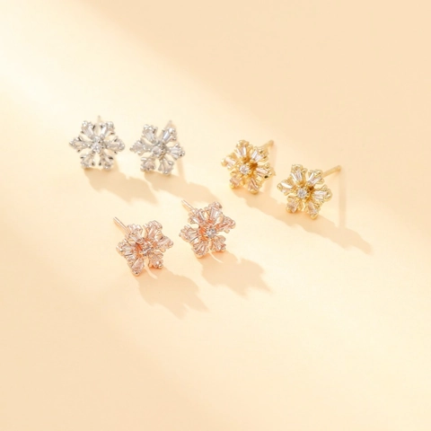 Zircon Artificial Pearl Stud Earrings With 925 Sterling Silver Earring Post Snowflake Butterfly Star Heart Elegant Jewelry Women