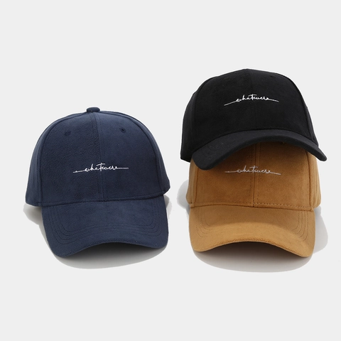 Casquette De Baseball Broderie Lettre Whatever Coton Réglable Protection Solaire Plein Air Unisexe