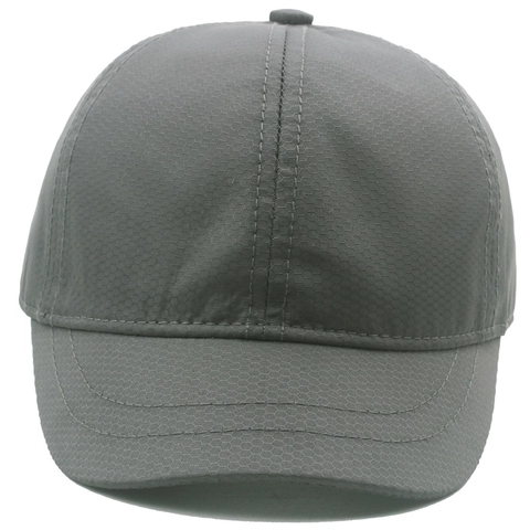 Short Brim Baseball Cap Quick Dry Honeycomb Texture Sunshade Outdoor Sport Adjustable Buckle Men Women