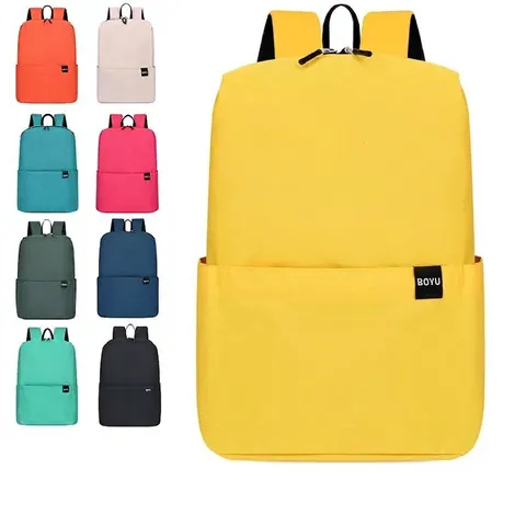 Mochila Informal Ligera Tela Oxford Repelente Al Agua Bolsa Escolar Viaje Para Hombres Mujeres Estudiantes Varios Bolsillos