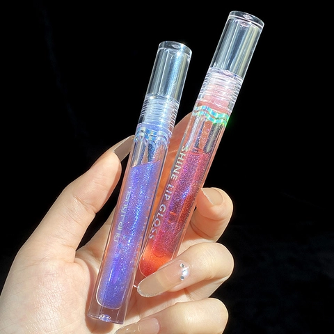Λαμπερό Lip Gloss Shimmer Glitter Mirror Ενυδατικό Μακράς Διαρκείας Αδιάβροχο Για Γυναίκες