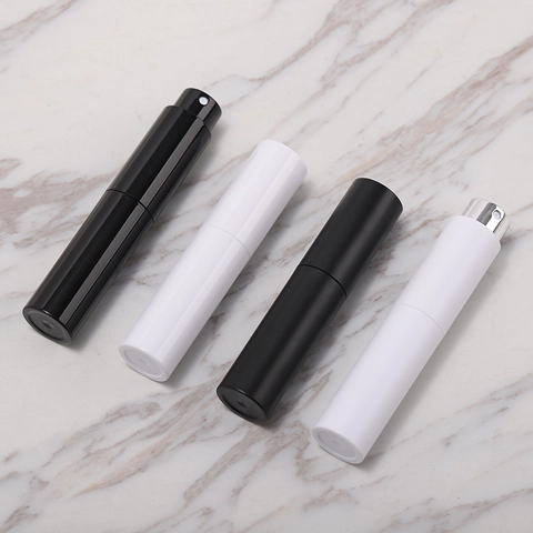 Flacone Atomizzatore Per Profumo Ricaricabile Rotante Telescopico Bottiglia Spray Con Interno In Vetro E Guscio In ABS Portatile