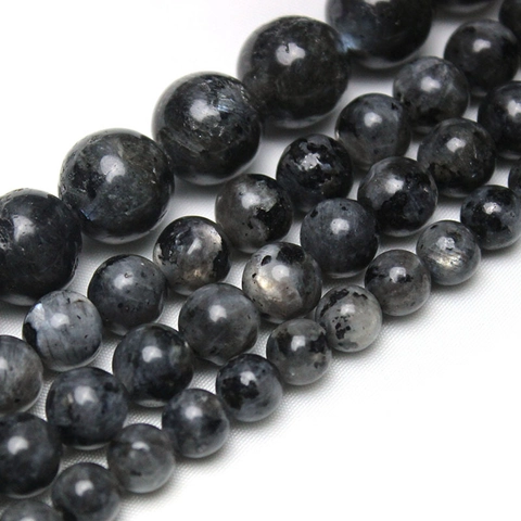 Natürliche Labradorit Edelstein Rundperlen Lose Flash Stone Für DIY Armband Halskette Schmuckherstellung Poliertes Kunsthandwerk