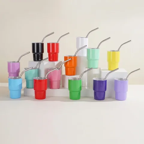 Mini Insulated Tumbler Stainless Steel Double Wall Vacuum Cup With Lid And Straw Portable Travel Drinkware