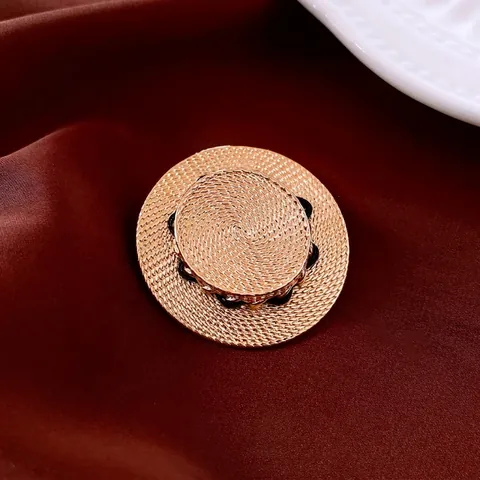 Retro Strohhut Brosche Anstecknadel Gewebte Textur Legierung Leder Elegante Mode Bekleidungszubehör Für Damen