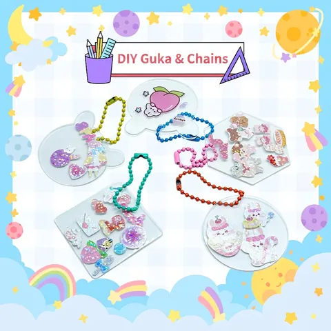 Colorful Ball Chain Painted Metal Beads DIY Jewelry Findings Guka Bag Charms Accessories Macaron Colors