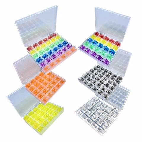 Scatole Di Plastica Per Bobine Di Colore Solido Casual