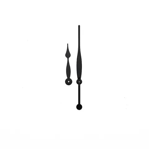 Lancette Per Orologio In Alluminio Nero Opaco Per Riparazione Orologio Da Parete Fai Da Te Moderno Minimalista Ore Minuti Manicotto In Rame