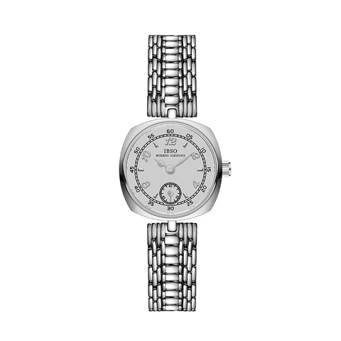 Damen Quarzuhr Quadratisches Gehäuse Edelstahlarmband Wasserdicht Elegant Retro Mode Armbanduhr Dame Zeitmesser