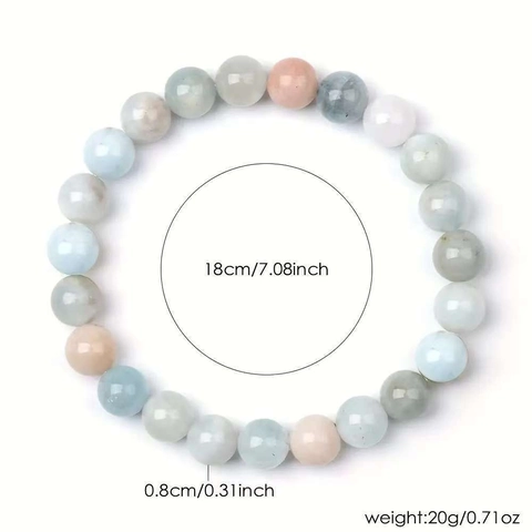 Bracciale Di Perline In Pietra Naturale Elastico Lapislazzuli Ametista Occhio Di Tigre Gioielli Unisex Accessorio Boho