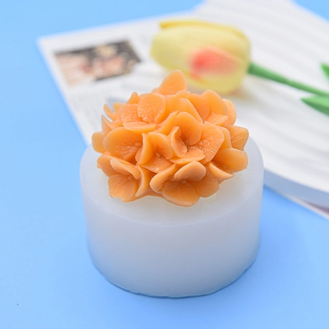 Nelken Blume Silikonform Für Kerzenherstellung DIY Handgemachte Seife Harz Handwerk Backen Werkzeuge Floral Design