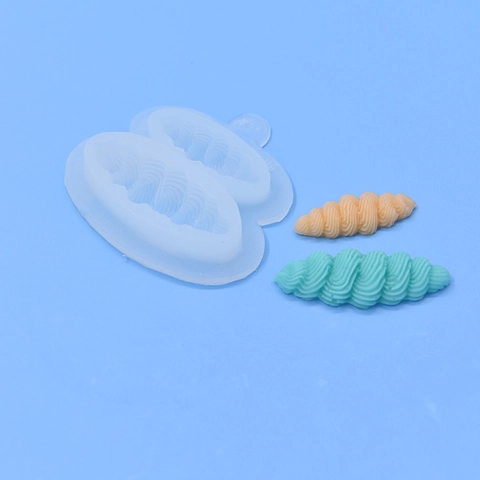 Silikonform Spirale Welle Band Form DIY Kuchen Fondant Dekoration Werkzeug Zum Backen Harz Ton Handwerk Transparent Flexibel