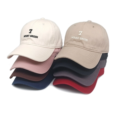 Cappello Da Baseball In Cotone Ricamo Lettere Regolabile Protezione Solare Outdoor Sport Casual