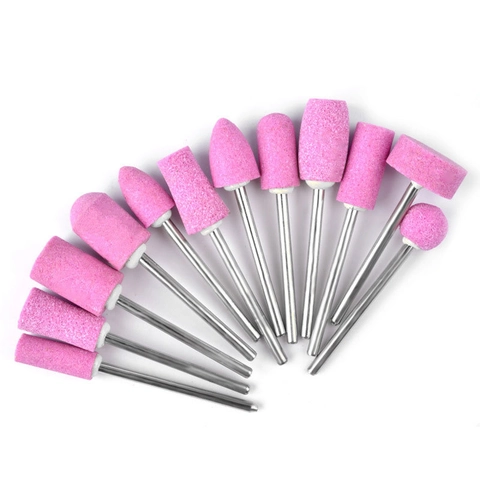 Punte Per Fresa Per Unghie In Quarzo Rosa Testina Per Lucidatura Manicure Professionale Per Accessori Per Macchine