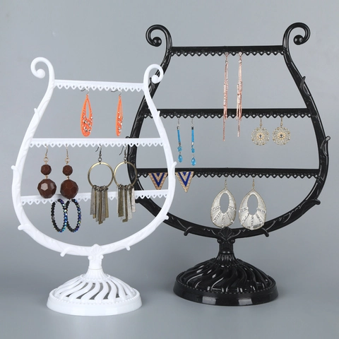 Creatief Harpvormig Sieraden Display Standaard Kunststof