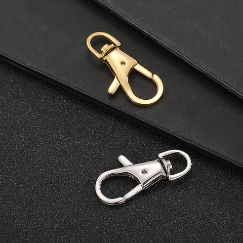 Stainless Steel Rotatable Lobster Clasp Swivel Trigger Snap Hook For Keychain Necklace Bracelet Jewelry Making DIY Accessories