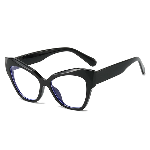 Montura De Gafas Ojo De Gato Retro PC Anti Luz Azul Protección Ocular Gafas De Tendencia Para Mujeres
