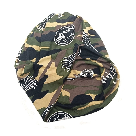 Camouflage Print Beanie Hat Faux Cashmere Slouchy Skull Cap Tactical Outdoor Warm Windproof For Men Women