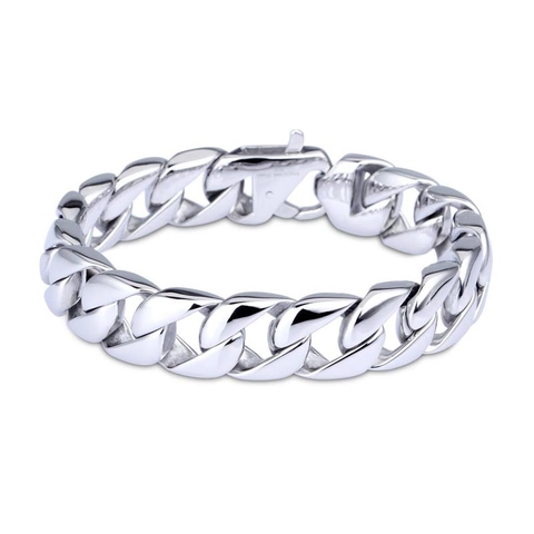 Heren Cubaanse Schakelarmband Van 316L Roestvrij Staal Retro Streetstyle Sieraden
