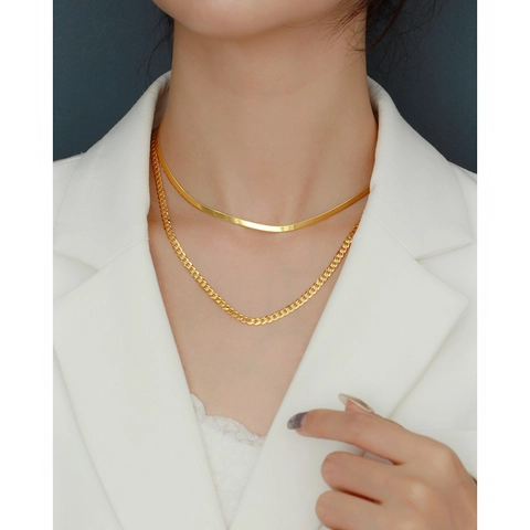 Collana Minimalista A Catena Piatta In Argento Sterling 925 Placcata Regolabile Gioielli Semplici Eleganti Con Ciondolo A Cuore Per Donna