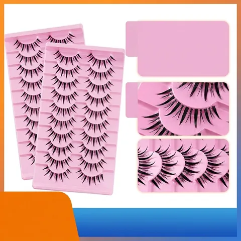 Little Devil False Eyelashes Synthetic Fiber Natural Thick Soft Manga Eye Style Beauty Makeup Accessories