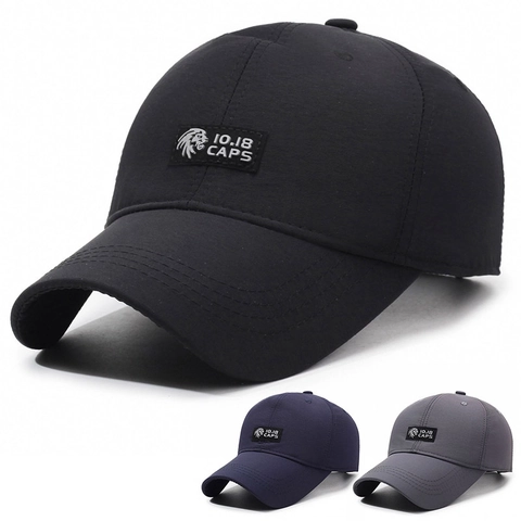 Cotton Baseball Cap With Lion Logo 10.18 CAPS Breathable Sun Protection Adjustable Casual Outdoor Hat For Men Women