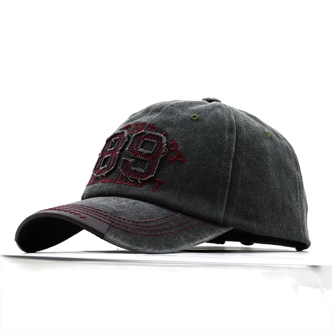 Retro Washed Cotton Baseball Cap Distressed 3D Embroidery Graphic Adjustable Vintage Streetwear Hat Unisex Breathable