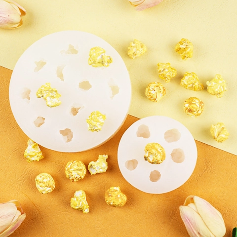 Popcorn Form Silikonform Für DIY Tortendekoration Harz Basteln Handgefertigte Kerze Gips Aromatherapie Backzubehör