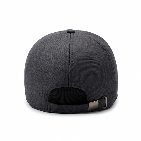 Men Winter Polyester Woolen Baseball Cap Mit Ohrenklappen Thermisches Fleecefutter Winddicht Outdoor Warm Hut Verstellbar