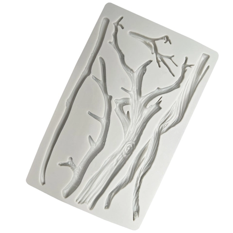 Stampo In Silicone Ramo D'Albero Per Decorazione Torte Fondant Cioccolato DIY Pasticceria Artigianale Resistente Al Calore