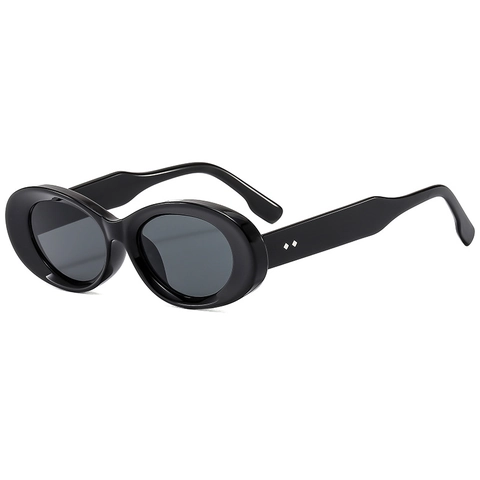 Retro Oval Sunglasses For Women Men PC Frame AC Lens UV400 Protection Fashion Hip Hop Small Frame Eyewear Driving Party