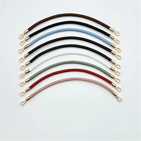 PU Leather Bag Strap Replacement Handbag Handle With Gold Metal Swivel Hook Buckles DIY Shoulder Strap Accessory