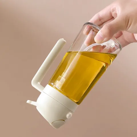 Pulverizador De Aceite Vidrio 2 En 1 Verter Y Rociar Dispensador De Niebla A Prueba De Fugas Para Cocina Air Fryer Cocina