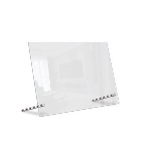 Transparent Acrylic Weekly Planner Board Erasable Desktop Calendar With Stand 6 Pens For Office Home