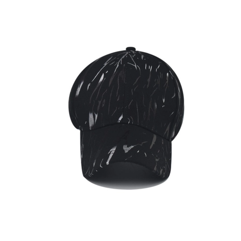 Berretto Baseball Stampa Astratta Cotone Texture Argento Metallico Regolabile Streetwear Cappello Sole Aperto Uomo Donna