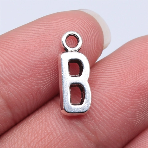Alphabet Buchstaben Anhänger Legierung Antik Silber Bronze Pendants DIY Schmuckherstellung Halskette Armband Dekoration