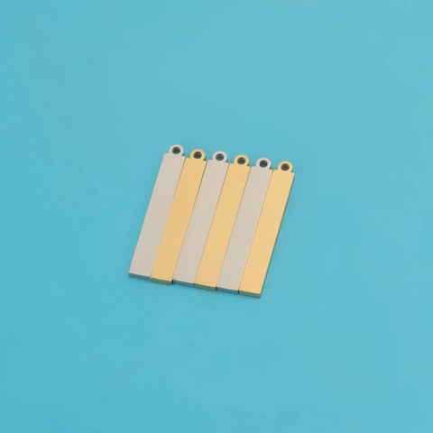 Colgante De Barra Rectangular De Acero Inoxidable Pulido Espejo Tira Vertical DIY Joyería Accesorio Minimalista