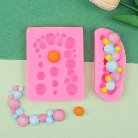 Siliconen Mal Bubbel Bal Halve Bol Taart Decoratie Fondant DIY Handwerk Klei Chocolade Snoep Accessoire Decoratief