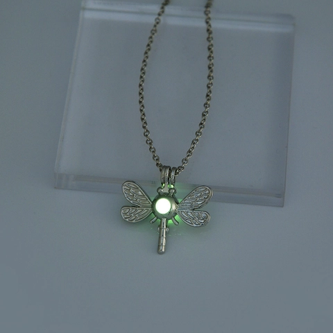 Collana Con Pendente Libellula Lega Luminosa Al Buio Vintage Retro Stile Ins Gioielli Di Nicchia Per Donne Regalo Di Moda