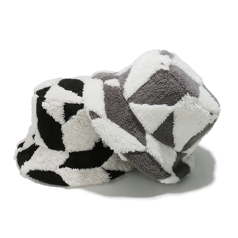 Cappello Alla Pescatora Peluche Inverno Caldo Griglia Diamante Geometrico Pelliccia Sintetica Casual Antivento Donna