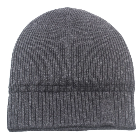 Bonnet en Tricot Côtelé Mélange de Laine Hiver Chaud Bonnet Doublé de Polaire Pour Hommes Femmes Coupe-vent Protection des Oreilles