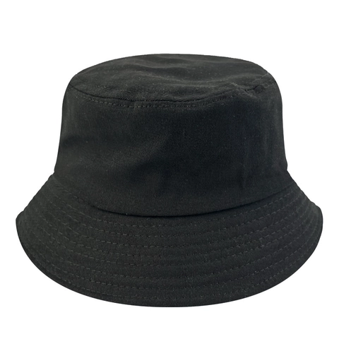 Solid Color Cotton Bucket Hat Foldable Casual Sun Protection Fisherman Cap Outdoor Travel Unisex Plain
