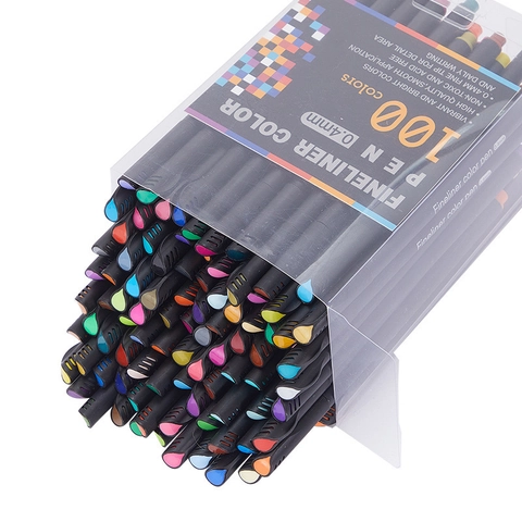 Stylos Feutres De Couleur Pointe Fine Couleurs Assorties Non Toxique Pour Dessin Croquis Journaling