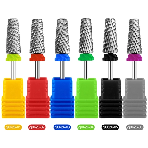 Punta Fresa Unghie Lega Tungsteno Multifunzionale Universale Per Rimozione Smalto Gel Manicure Strumento
