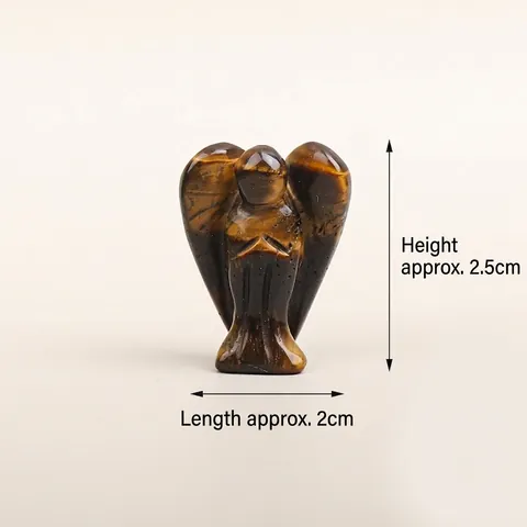 Statuette Angelo Pietra Di Cristallo Intagliata A Mano Pietre Da Tasca Cristalli Guarigione Arredamento Casa Ufficio Regalo
