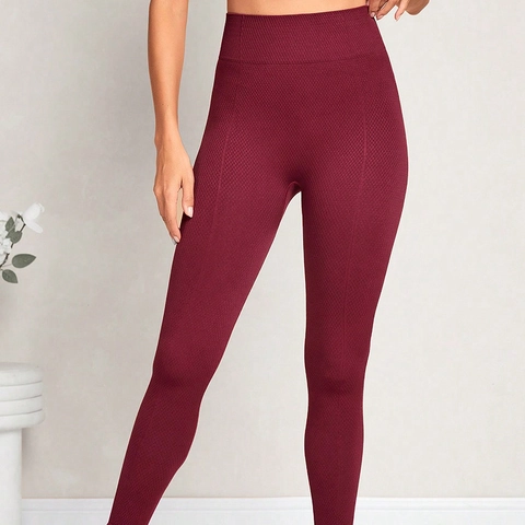 High Waist Yoga Broek Buikcontrole Naadloos 3D Wafelstructuur Nylon Spandex Leggings Sportbroek Dames Fitness