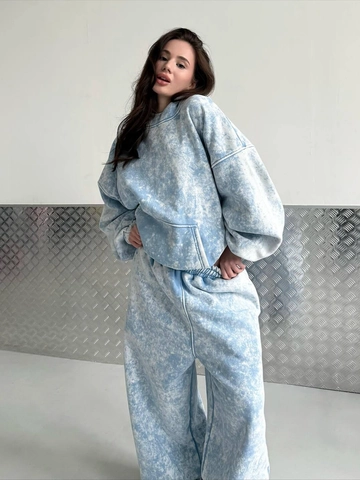 Acid Washed Cotton Zip Up Hoodie And Joggers Oversized Distressed Streetwear Vintage Casual Outfits For Women Warm